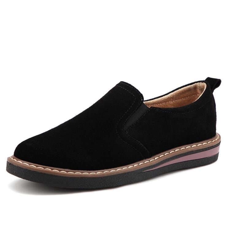 Size:4.5-10 Women Causal Slip On Suede Loafers