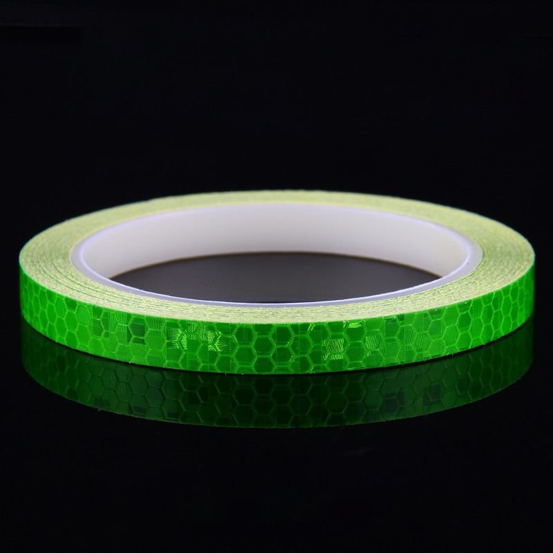 1Cm*8M Bike Stickers Reflective Tape Fluorescent Mtb Bike Bicycle Strips Cycling Mtb Tapes For Bicycle Helmet Motorcycle Scooter