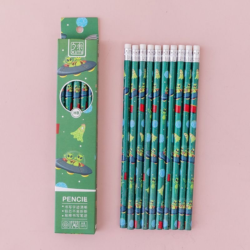 Cartoon Cute Student Supplies Pencil 10-Box