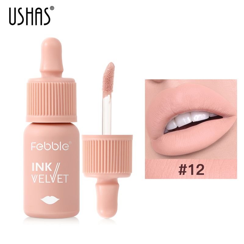 USHAS Women Simple Non-Stick Matte Liquid Lipstick