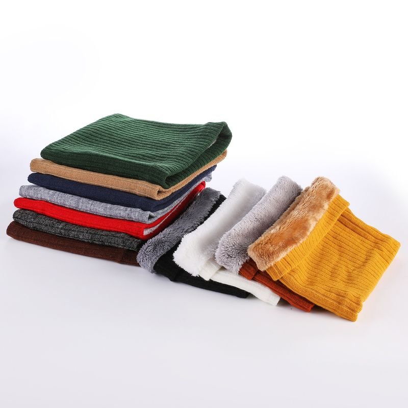 Autumn Winter Neutral Warm Thickened Cold-Proof Knitted Scarf